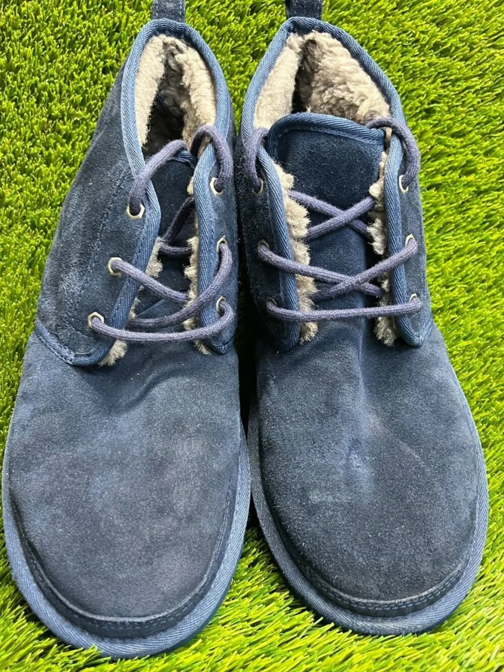 UGG‎ Neumel Mens Size 13 Blue Casual Classic Outdoor Suede Lace Up Chukka Boots